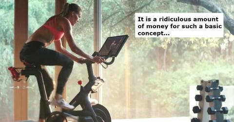 dad peloton bike rant