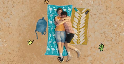 (L-R) Nick Nelson (Kit Conner) and Charlie Spring (Joe Locke)