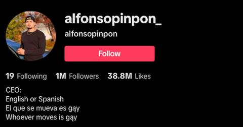 "English or Spanish" original TikToker