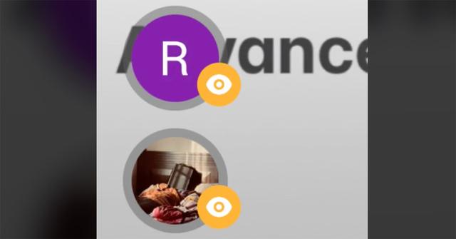 Yellow eyes on a TikTok account.