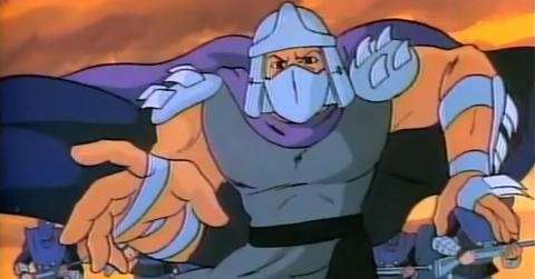 Shredder as he appears in the 'Teenage Mutant Ninja Turtles' 1987 cartoon