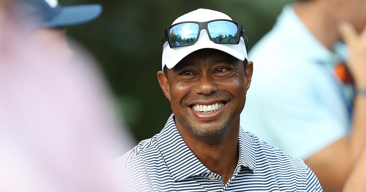 Tiger Woods at the U.S. Junior Amateur tournament. 