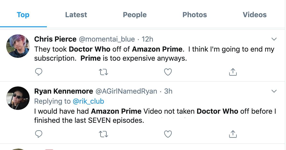 does amazon video have doctor who specials