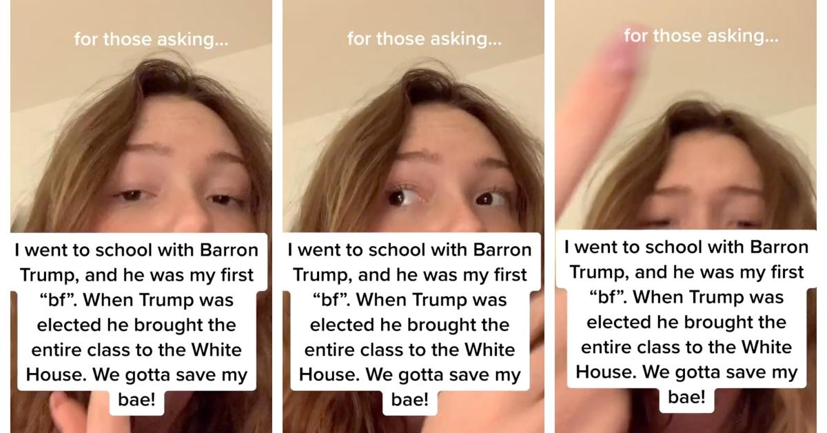 TikTok user Maddie claims to be Barron Trump's ex-girlfriend on TikTok