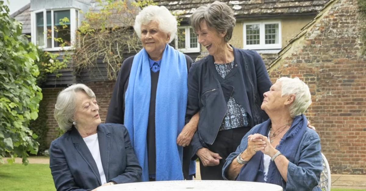 (L-R): Dames Maggie Smith, Joan Plowright, Eileen Atkins, and Judi Dench in 'Team with the Dames'