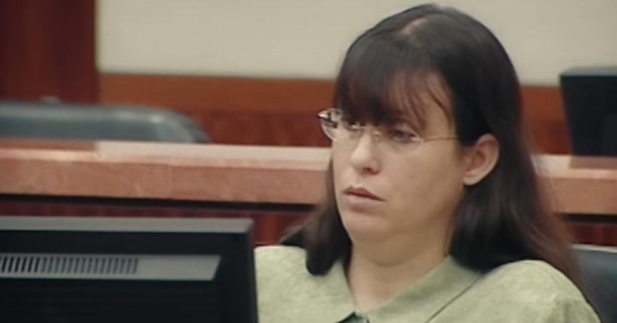 Andrea Yates in court during one of her trials