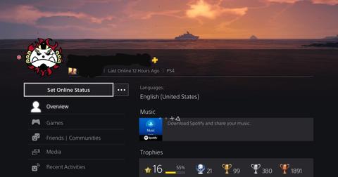 how to set profile as primary on ps4