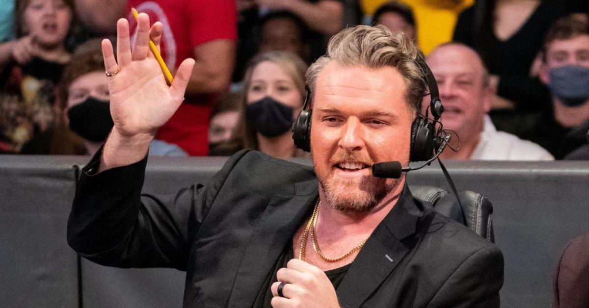 Pat McAfee commentating on 'Raw' 