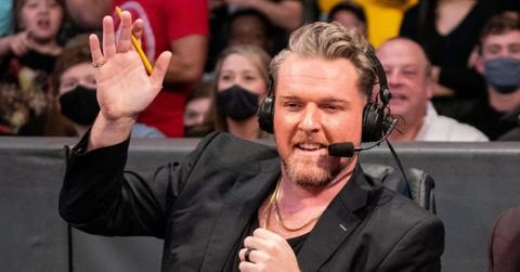 Pat McAfee commentating on 'Raw'