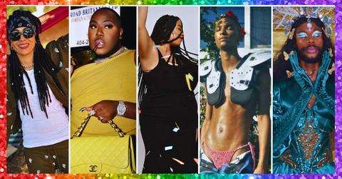 (l-r): AmbersCloset, Saucy Santana, Essie Golden, Arrow Fitz, and Chrissofly