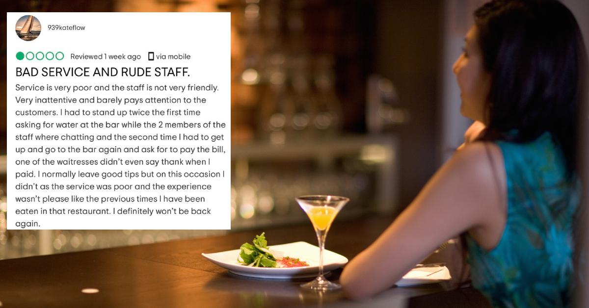 Internet sides with Restaurant Owner who Clapped Back at Diner's One Star Review