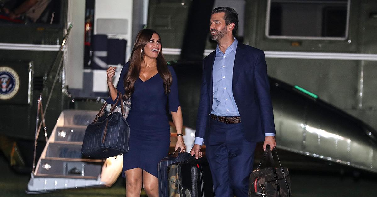 Kimberly Guilfoyle and Donald Trump Jr. returning to the White House. 