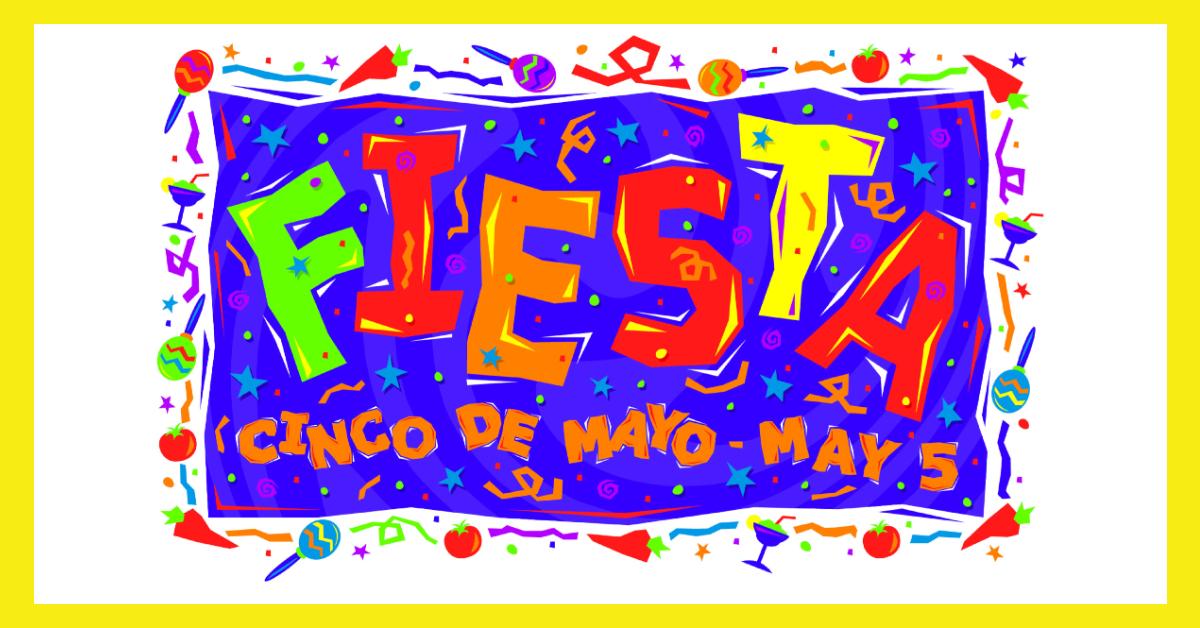 A vibrant Cinco de Mayo banner.