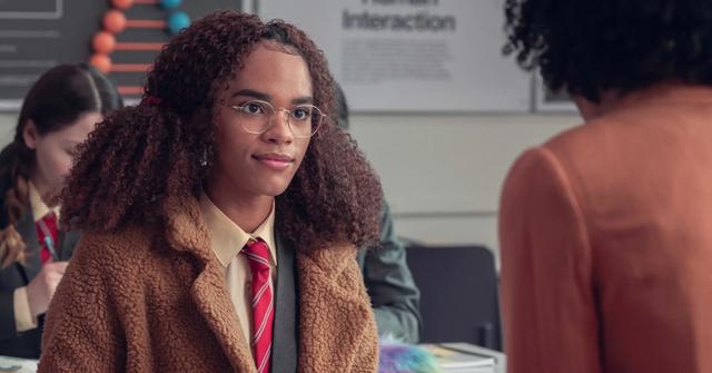 Yasmin Finney as Elle Argent in 'Heartstopper.'