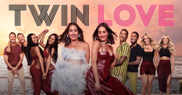 Nikki and Brie Garcia with the cast of 'Twin Love.'