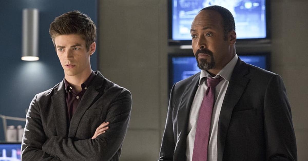 Barry Allen/The Flash and Joe West.