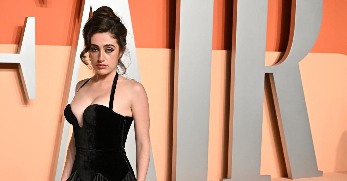 Rachel Sennott at the Vanity Fair red carpet 2025