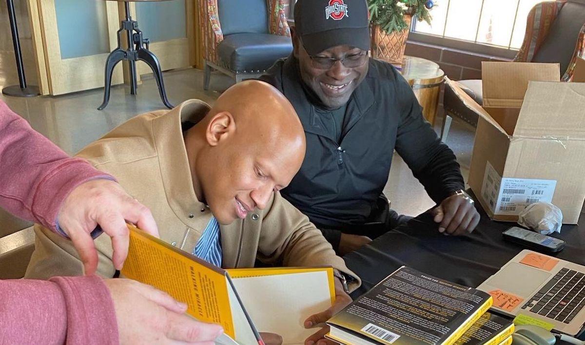 Ryan Shazier at a book signing