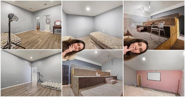 Viral post about a creepy Zillow listing with a strange layout.