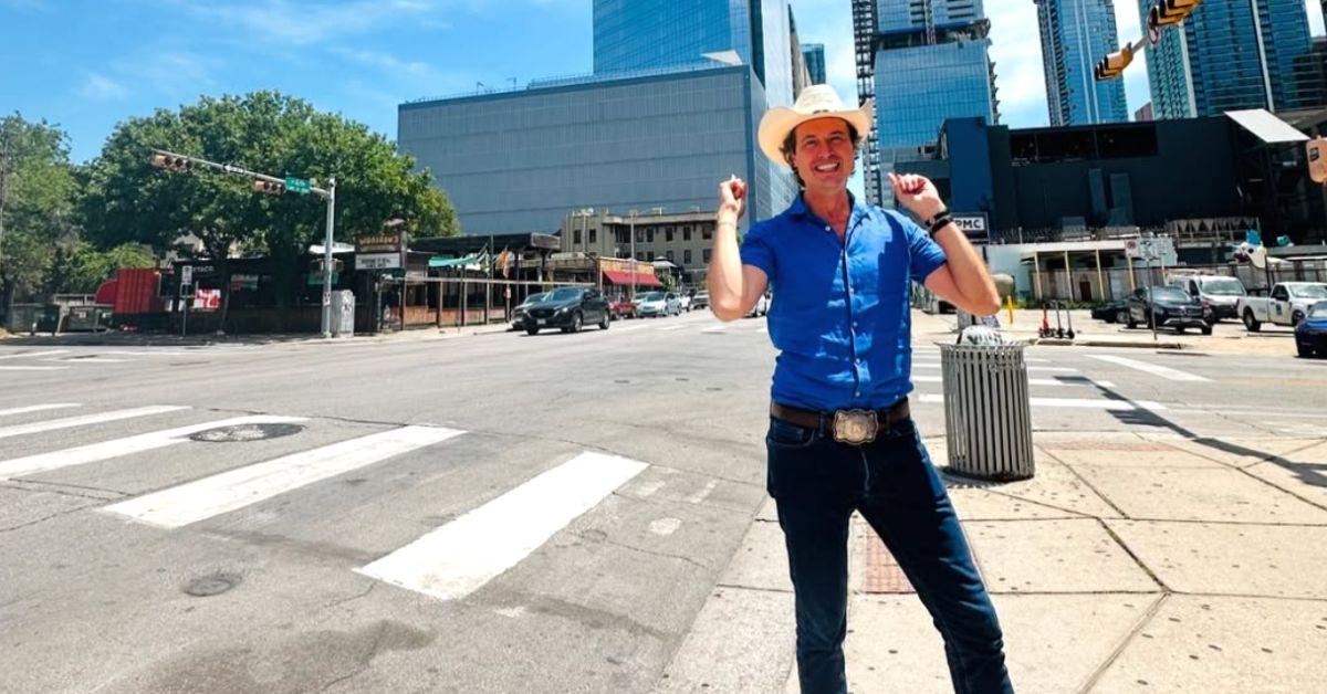 Kimbal Musk in a cowboy hat in Austin, Tex. 