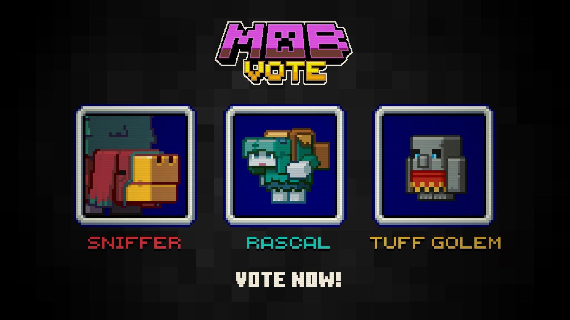 Mob vote percentages : r/Minecraft