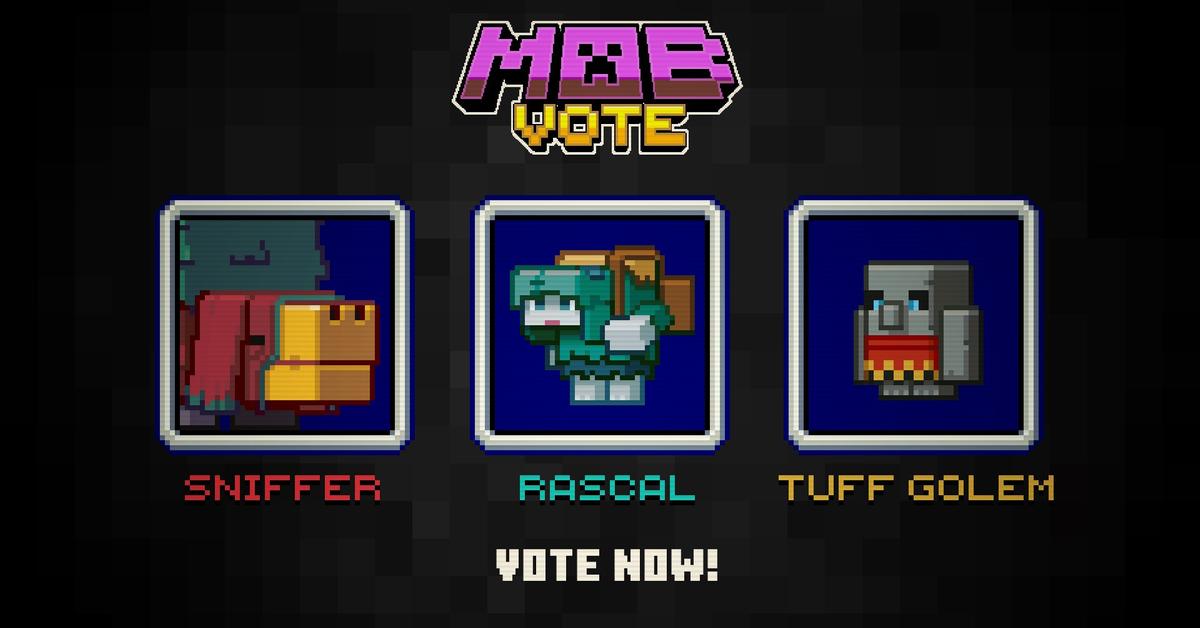 minecraft votação de mobs