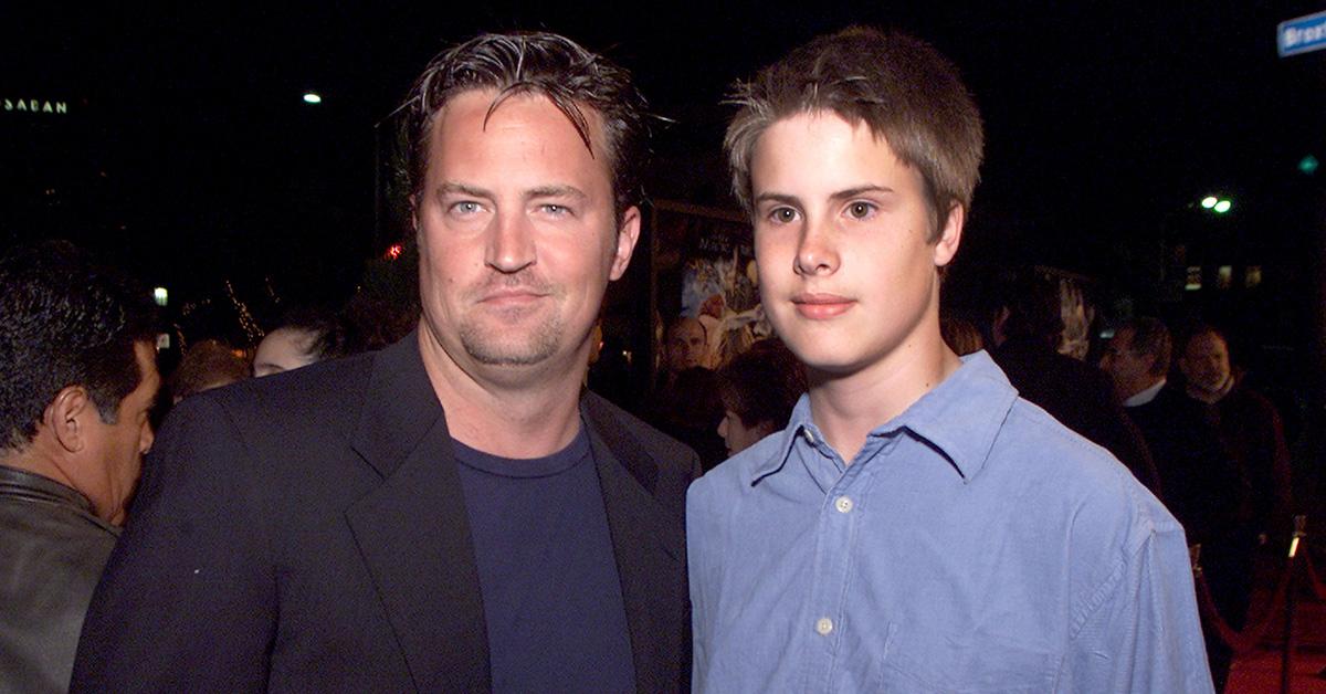 Matthew Perry with his brother Will at the premiere of 'Harry Potter and the Sorcerer's Stone.' 