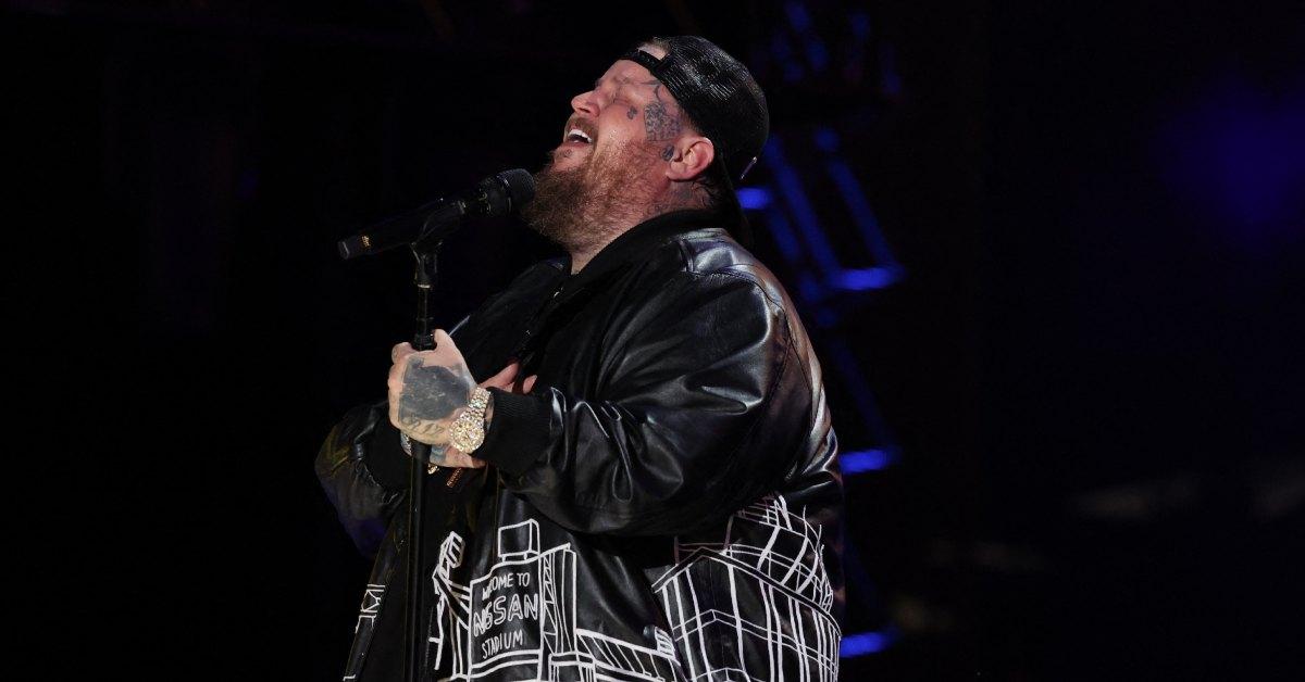 Jelly Roll performing at the 2024 CMA Fest.