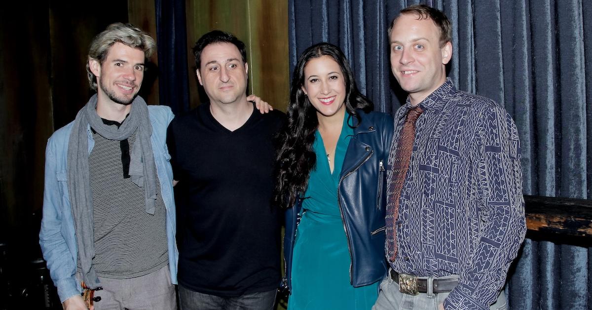 Vanessa Carlton, Skye Steele (L), Adam Landry, and Vanessa's husband John McCauley at The Sayers Club on Sept. 15, 2015