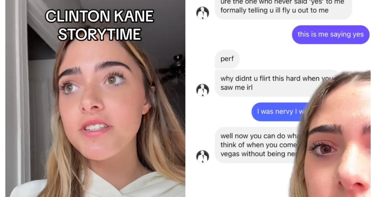 TikToker Ansley says Clinton Kane DM'd her minor sister when she was 15 and he was 18