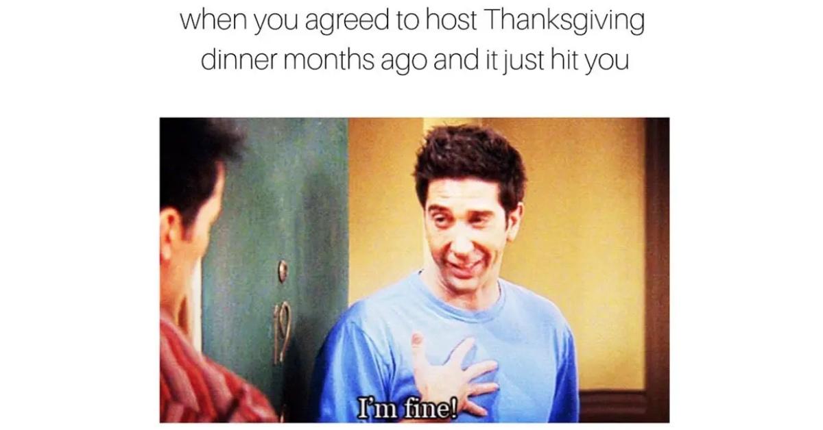 'Friends' Thanksgiving Day meme