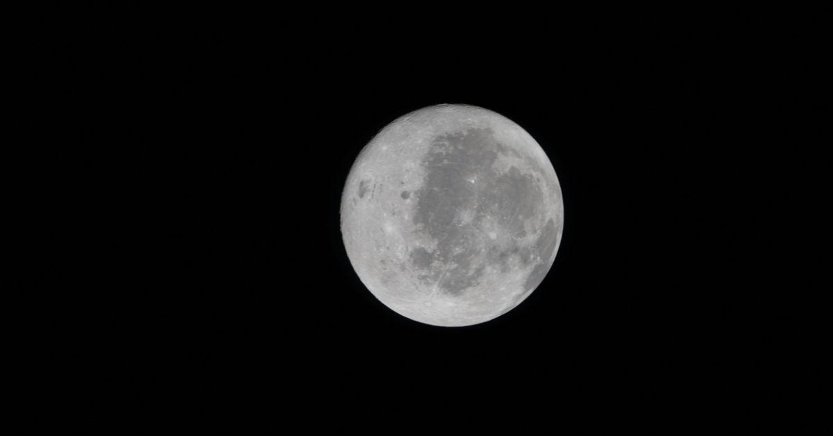 The moon as seen from Artemis II. 