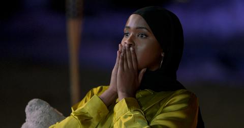 Muna from Season 2 of 'The Mole' looks shocked.