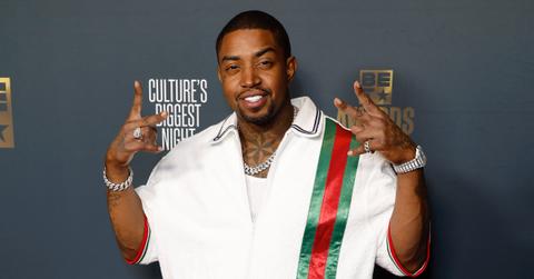 Lil Scrappy poses in the press room during the BET Awards 2023.