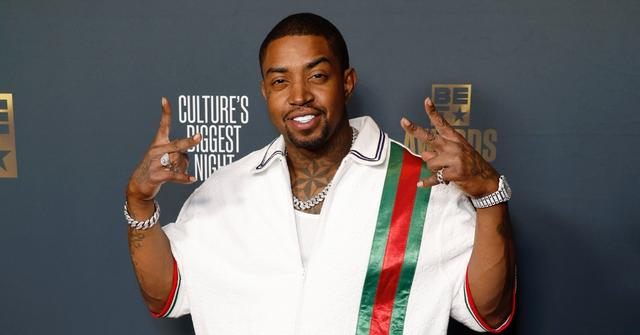 Lil Scrappy poses in the press room during the BET Awards 2023.