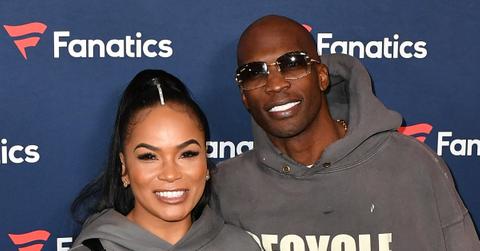 (l-r): Sharelle Rosado and Chad "Ochocinco" Johnson