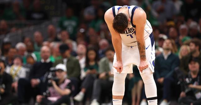 Luka Doncic during the 2024 NBA Finals.