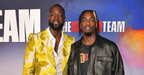 Dwyane Wade and Zaire Wade attend Netflix's special screening of "The Redeem Team" at TUDUM Theater on September 22, 2022 in Hollywood, California.