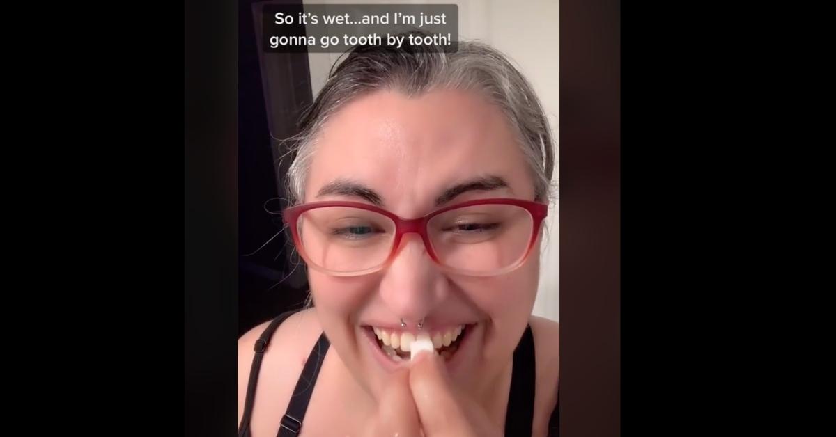 TikTok trend of whitening teeth with Mr. Clean Magic Eraser is not