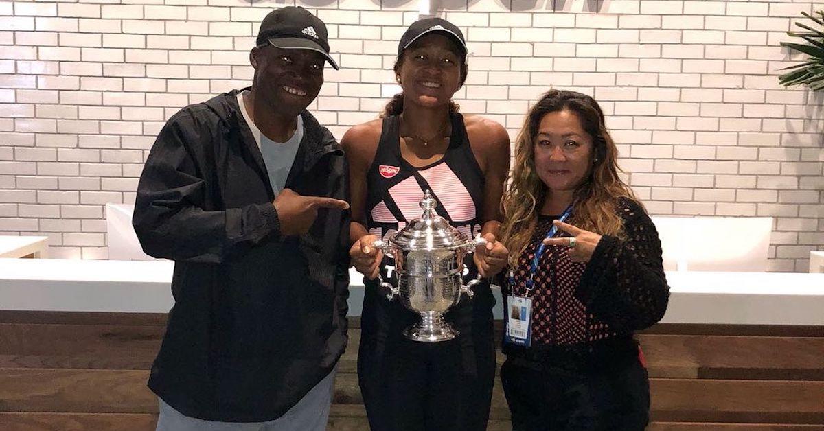 Naomi Osaka and her parents