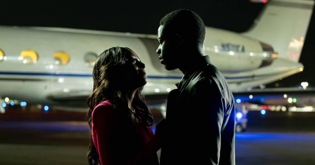 Devyn Tyler as Veronique, Damson Idris as Franklin Saint in 'Snowfall'