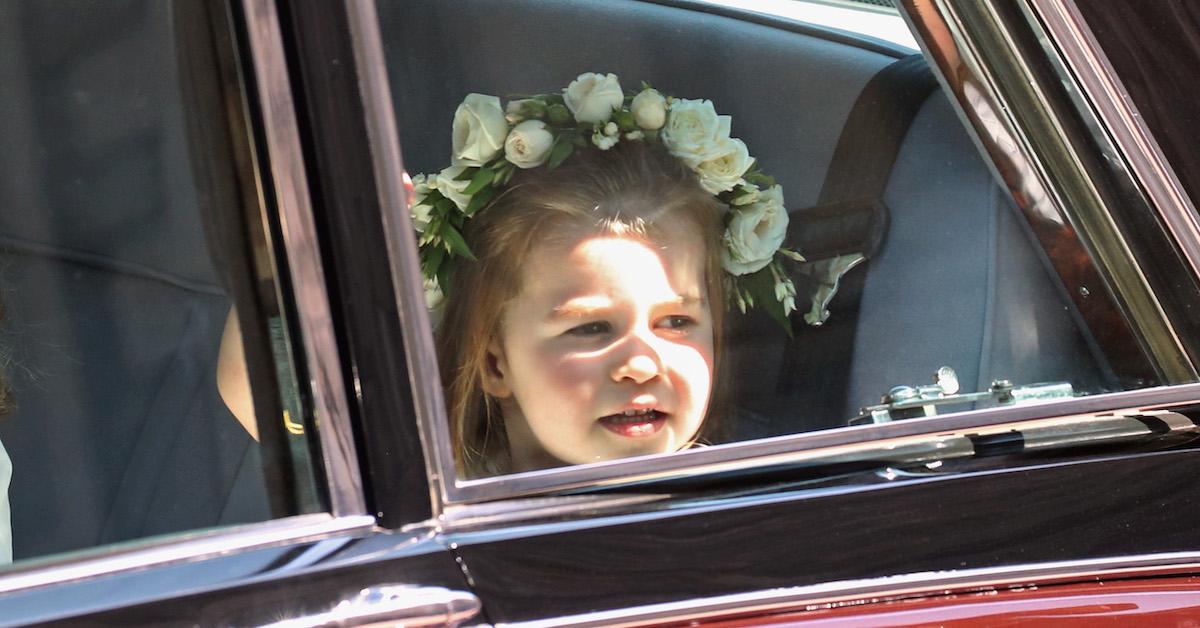 La princesse Charlotte au mariage.