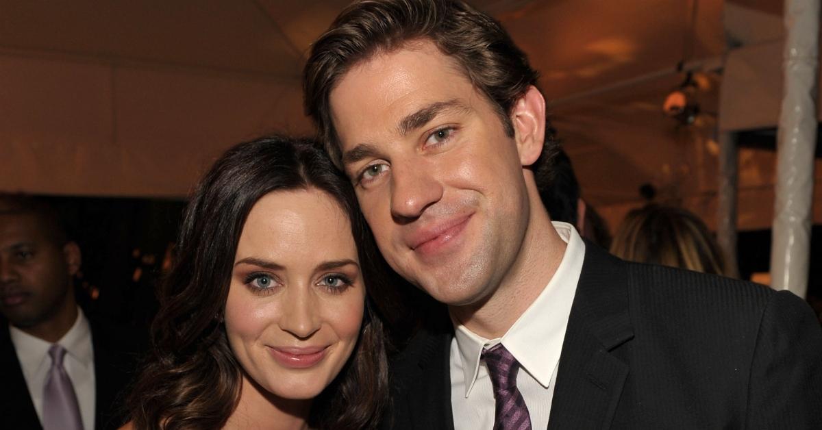 Actors Emily Blunt and John Krasinski attend the 16th Annual ELLE Women in Hollywood Tribute.