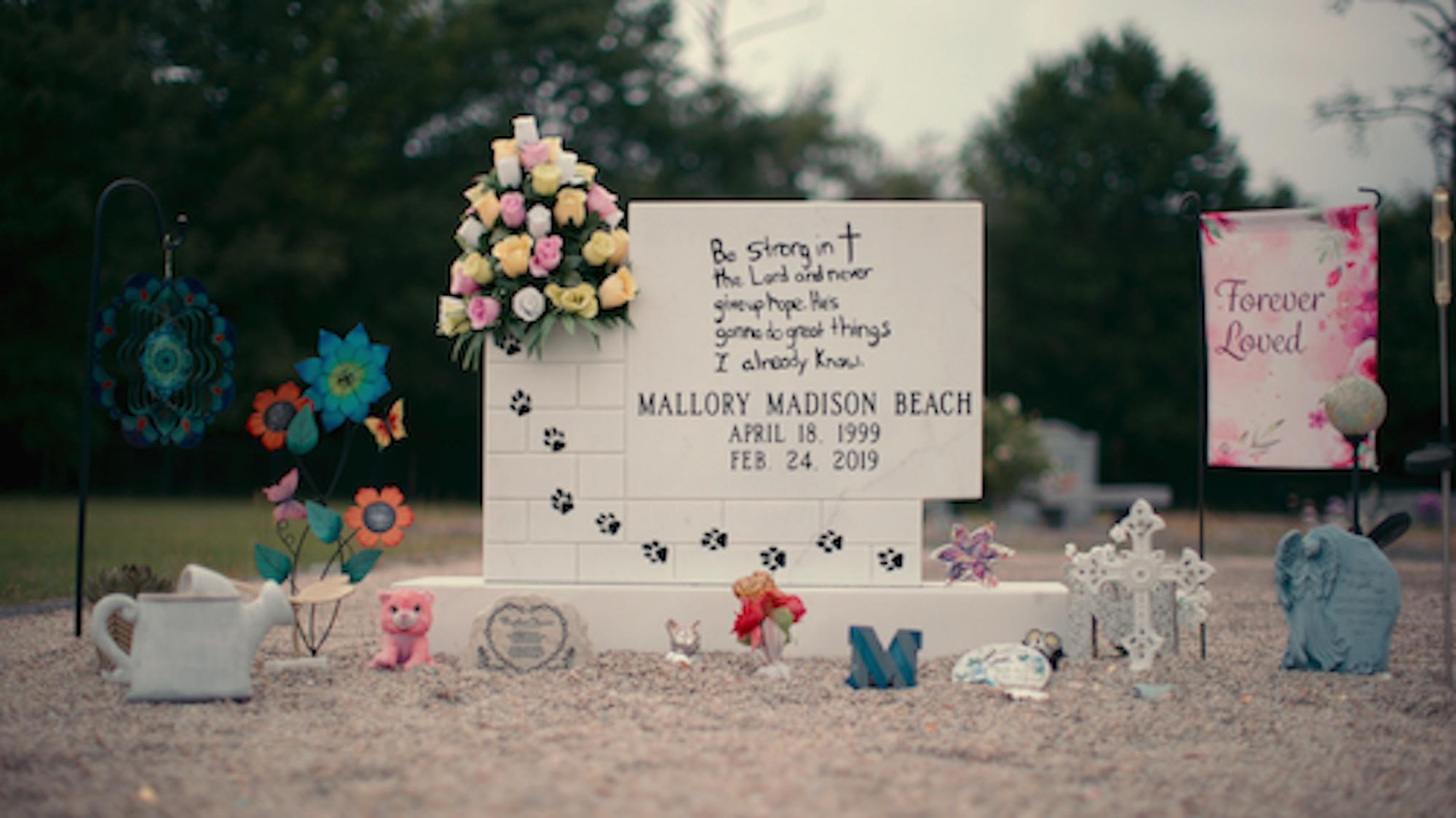 memorial for Mallory Beach