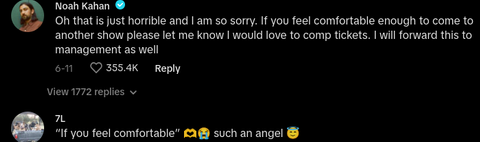 Noah Kahan Fan Says Her Drink Was Spiked at Concert, Singer Replies