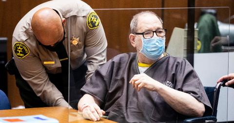 Harvey Weinstein listens in court during a pre-trial hearing for Weinstein, who was extradited from New York to Los Angeles to face sex-related charges at Clara Shortridge Foltz Criminal Justice Center on July 29, 2021 in Los Angeles, California