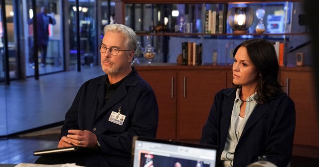William Petersen and Jorja Fox in 'CSI: Vegas'