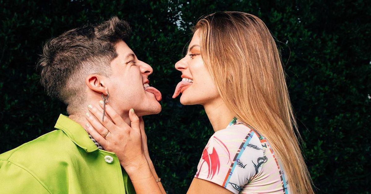 Ondreaz Lopez and girlfriend Hannah Stocking.