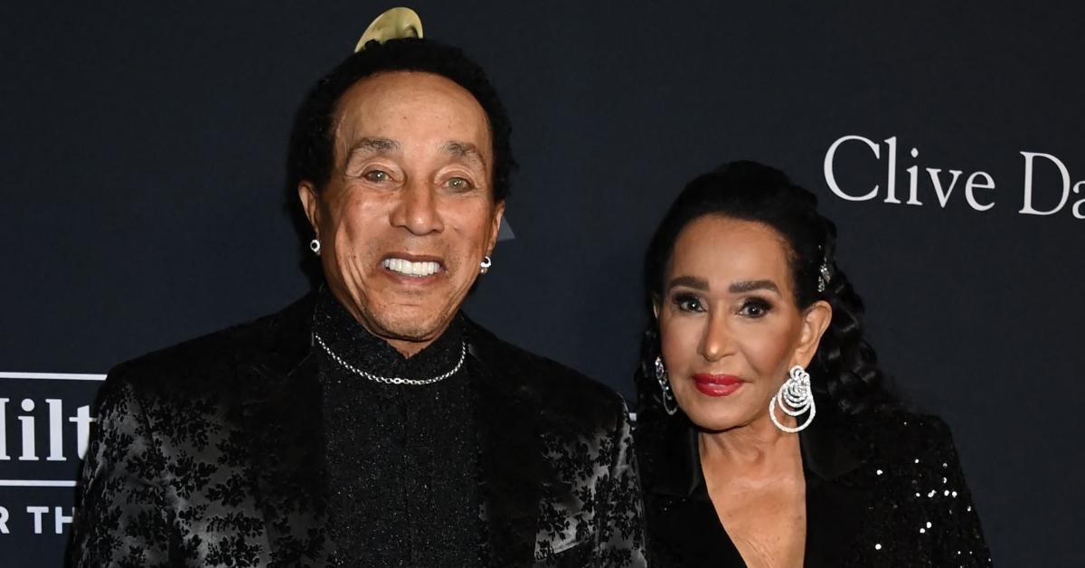 (l-r): Smokey Robinson and Frances Gladney