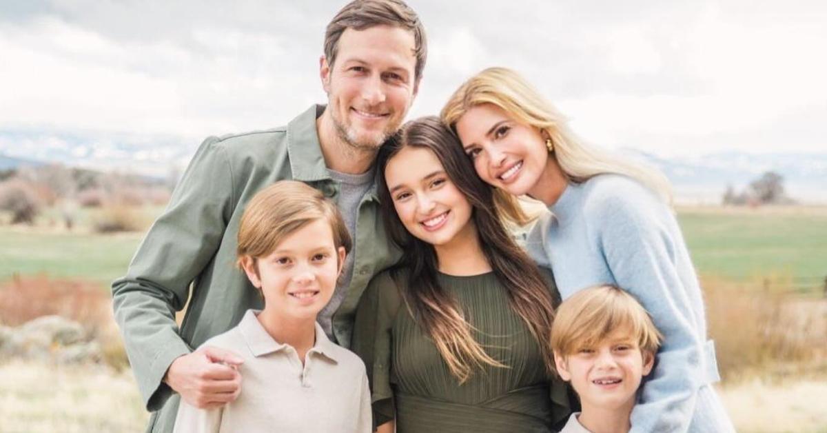 Ivanka Trump and Jared Kushner with kids Arabella, Joseph, and Theodore